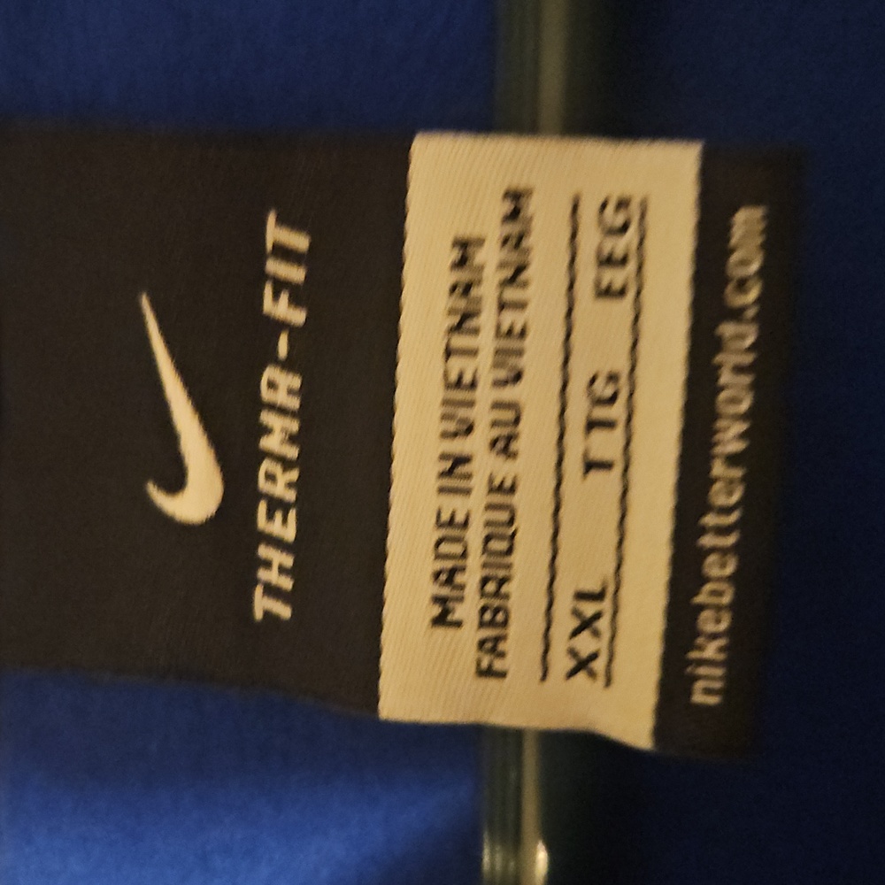 Nike Blue Graphic Men's Hoodie - Picture 2 of 5